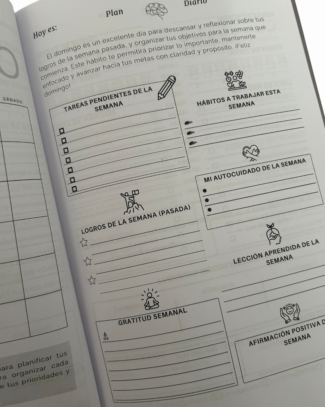 AGENDA DE HÁBITOS (atemporal): El cambio empieza aquí