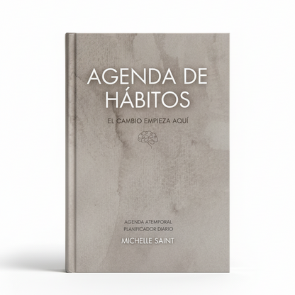 Agenda de hábitos atemporal